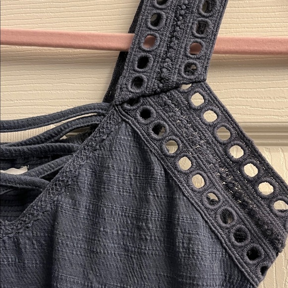 Maurices Women’s Slate Blue Sleeveless Tank Top XSmall - Picture 3 of 4